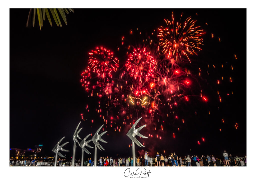 Cairns fireworks with fish