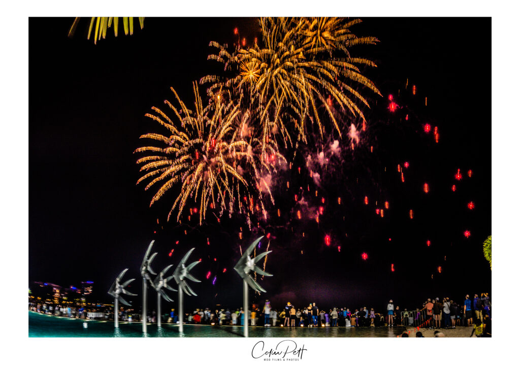 Cairns Fireworks with fish